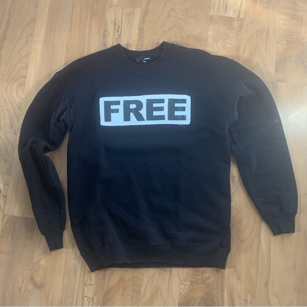Black Crewneck Sweater: Wilfred Free